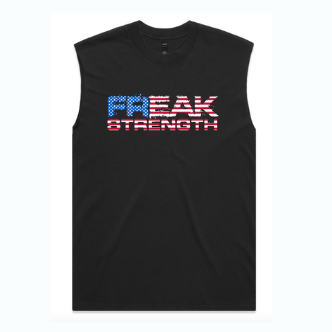 Men's Heavy Faded Tank Top-USA