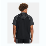 Men's UA Command Short Sleeve Hoodie-USA